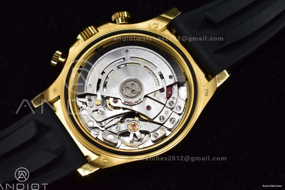 V AllSeason Best Diamonds Black Daytona Dial BTF Rubber Strap 769 Edition On SA4130 Oysterflex 116518 1:1 0223